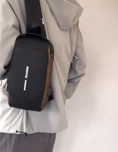 USB With Combination Lock Beg Silang Lelaki Waist Chest Pouch Bag Men Sling Bag Men Messenger Shoulder Bag Sling Bag Man