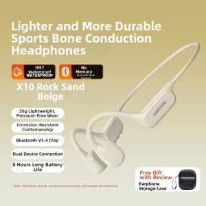 XIAOYOU | Waterproof AI Call Noise Cancelling Wireless Bone Conduction Headphones | Trending Choice Alongside AI Work Gear