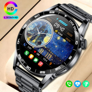 LIGE 2025 Jam Tangan Pintar Pria Asli Pemantau Detak Jantung Panggilan Bluetooth IP68 Anti Air Olahraga Kebugaran Jam Tangan Pintar Wanita