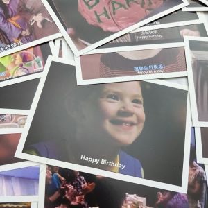 Happy Birthday Postcards Movie Quotes I Love You DIY Greeting Cards Female Style Birthday Gifts for Men And Women