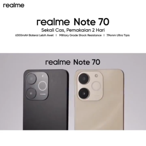 [NEW] realme Note 70 4/64GB 4/128GB (4+8GB Extended RAM) 6300mAh Massive Battery 13MP Rear Camera
