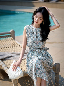 Ramie Sleeveless Casual Dress