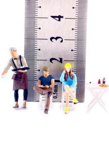 Miniature Food Model Street Burger Pub Restaurant 1/64 Mini Sculpture Micro Model RACE MEDAL Brand Static Collectible