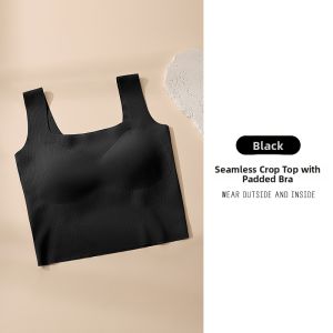 BEILAIFEN | Seamless Strapless Bra Camisole Padded