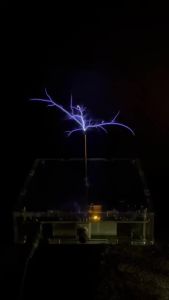10cm Tesla Coil Arc Generator Touchable Artificial Lightning for Physics Teach Electromagnetic Science Popularization Experiment