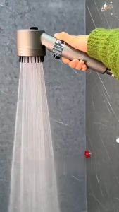 Vòi sen tăng áp 3 chế độ nước kết hợp răng lược gội đầu massage bằng silicone tiện lợi đầu vòi sen tăng áp suất nước và mat-xa tay sen