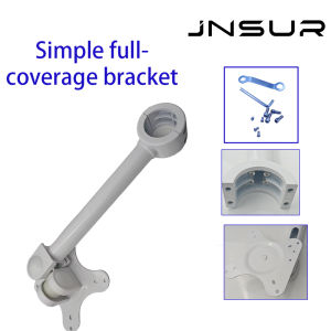 JNSUR 45mm Simple Full-Coverage Metal Dental Bracket Short Standard Simple Style Oral Endoscope Holder Dental Chair Accessories