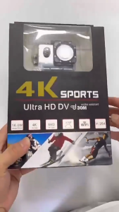 ราคาโปร กล้องติดหมวกกันน็อค กล้องกันน้ำ กล้องดำน้ำ กล้อง Vlog 4K Sport Cam UHD WIFI Action Camera กล้องจิ๋ว กล้อง VDO