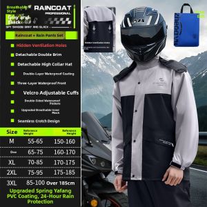 KeyRu | Rainproof Motorcycle Riding Set For Delivery Riders Waterproof