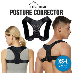 SG BACK POSTURE CORRECTOR ADJUSTABLE SHOULDER SUPPORT BELT STRAP BRACE BODY HEALTH CARE THERAPY LUMBAR SUPPORT ADULT CORSET POSTURE CORRECTION FOR MEN WOMAN WOMEN KIDS HUMPBACK GUARD PROTECTOR WRAP VEST PAIN RELIEF