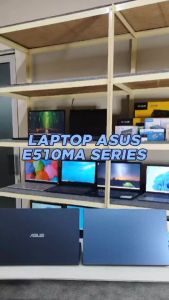 Laptop Pelajar ASUS E510MA-U698 Laptop Celeron Intel 4GB RAM SSD 256GB Layar 15.6 Inch HD Warna Biru