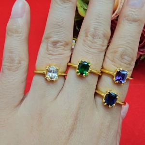 แหวนทองฝังพลอย สีมรกต เพทาย อเมทิสต์ ชูบทอง บำรุงความสวย 100% ด้วย การเสริมหลังจาก 24 ชั่วโมง