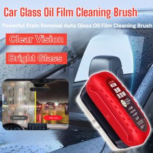 Car Glass Oil Film Cleaning Brush Powerful Windshield Car Window Water Spots Stain Remover