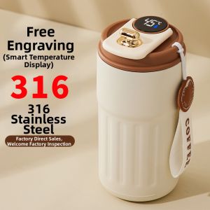Temperature Display Stainless Steel Tumbler