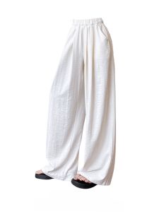 High Waist Wide Leg Pants Womens Casual Summer New Style Sun Protection Slimming Loose Fit Trousers by Milk And Cabbage