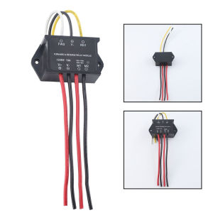 DC 12V 10A Nhựa Màu Đen Tiến Ngược Module Relay Cho Thiết Bị Truyền Động Tuyến Tính Điều Khiển Động Cơ Quạt Xẻng Tuyết Tời Công Tắc Đảo Chiều