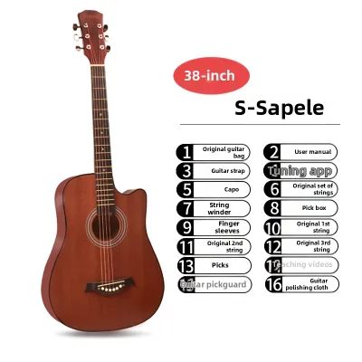 Student Beginner Folk Acoustic Guitar