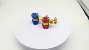 Van Nạp Ga Điều Hòa Ô Tô - Cao Áp & Hạ Áp Đầu Nối Nhanh R134a - Dùng Cho Xe Hơi