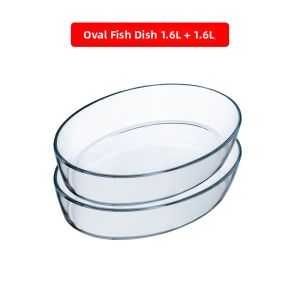 CRISTALGLASS | Creative Nordic Glass Heat-Resistant Fish Plate