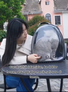 PROMO TERBATAS!! - Tas Astronot Anjing Kucing Tas Transparan Pet Cargo Tas Anjing Kucing Jalan2 - tas kucing - tas kucing jalan jalan - tas anjing - tas bawa kucing - tas untuk membawa peliharaan - tas kucing lucu