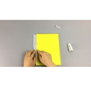 Thanh còng nhựa làm sổ binder đóng gáy sổ kẹp tài liệu đường kính 12mm 30 lỗ-HAUSE