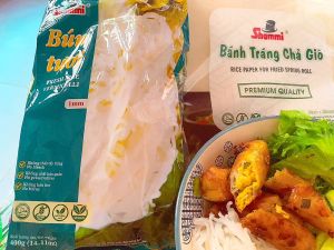 Bánh tráng chả giò Shammi vuông size 22cm túi 200g (bánh tráng cuốn chả giò bánh đa nem xuất khẩu)