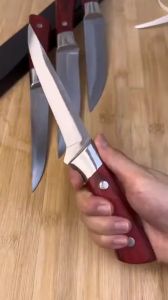 Japanese Knife Professional Boning 3-Layer Anti-Rust for Boning Butchering Meat Outdoor Knife