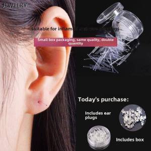 YOUAI | Transparent Plastic Ear Sticks for Women