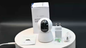 FYBEE Indoor 360 Degrees Pan and Tilt Wireless WiFi IP Security CCTV Security Cameras Connect to Cellphone Two Way Audio with Mic and Speaker