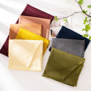 Khăn Choàng Dài Mềm Mại Màu Trơn Cho Nữ Du Lịch Sa Mạc Chống Nắng Chống Gió Khăn Quàng Cổ Đa Năng Phong Cách Trung Hoa Mùa Hè