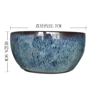 Jiangnan Life Ceramic Glaze Dining Set European Style Salad Bowl Fruit Basket Large Soup Bowl Fish Pickle Large Basin