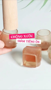 [HCM] Bộ 4 Bọc Chân Bàn Ghế Silicon Chống Va ĐậpĐệm Chân Bàn Ghế Đế Nỉ Chống Trơn Trượt- TyHome