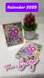 KALENDER 2025 Aestethic Cute Murah - Kode : TY - Bunga