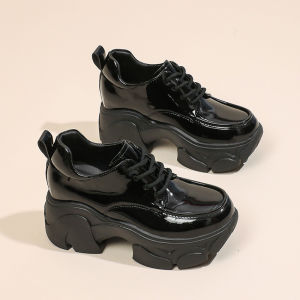 2024 New Thick Sole Single Shoes Womens Elevated Lefu Shoes