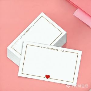 Thiệp Nhỏ Hình Trái Tim Để Trống Dùng Cho Đám Cưới Sinh Nhật Kỷ Niệm Lễ Hội - Nhãn Dán Tin Nhắn Thiệp Chúc Mừng Có Thể Tùy Chỉnh
