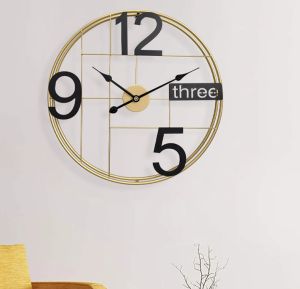 Minimalist Nordic Series Wall Clock Hot Sale Modern Iron Art Home Living Room Clocks Simple and Fashion Creative Vintage Clock Decorations 60cm