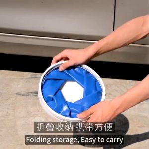 Tong Air Lipat Collapsible Bucket Portable Foldable Pail 9L 11L 13L Baldi Lipat Serbaguna Cuci Kereta Camping Picnic