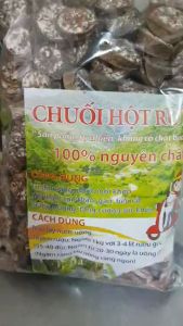 Chuối hột rừng thái lát phơi khô (gói 1kg) chuối thái lát nguyên vỏ thơm nức ngâm chuẩn chỉ chất lượng cam kết