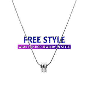 Minimalist Small Waist Pendant Snake Bones Chain Titanium Steel Necklace Mens Fancy Sweater Chain Niche Style Clavicle Chain Girls Accessories
