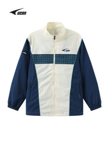 UCAN Mens Sport Jacket Spring New Outdoor Windproof Training Clothes Stand Collar Casual Coat Vented Zipper Nylon Fiber