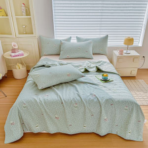 NAIYOUCHENG | Cartoon Printed Cotton Summer Thin Quilt Washable