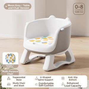 YIHECHUYAO | Child Learning Dining Chair with Backrest and Wheels