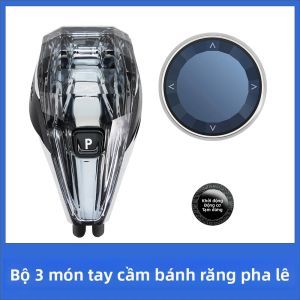 Bộ Cần Số Pha Lê 3 Món Dành Cho BMW X5 Series G05 X6 Series G06 X7 G07 3 Series G20 X3 G01 X4 G02 - Nâng Cấp Cần Số