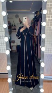 GAMIS WOLLYCREP MOTIF TERBARU PREMIUM PRODUK EDISI JIHAN AMOREBYRUBY