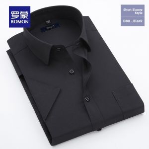 ROMON | Business Casual Mens Striped Shirt