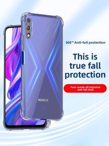RISEOUS | Shockproof Protective Full-body Silicone Case for Huawei Honor 9X/9X Pro
