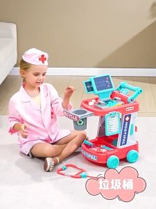 🦁TinyLion🦁 ของเล่นหมอ ของเล่นคุณหมอเด็ก ชุดโต๊ะคุณหมอ doctor toy ของเล่นเด็ก รถเข็นคุณหมอ ของเล่นคุณหมอ