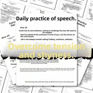 XUANDOYAN | Speech Improvement Training Stickers 64 Sheets