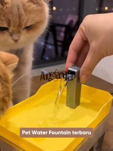 Angola Tempat Minum Otomatis / Keran Air Otomatis Kucing + Filter Air M71 Automatic Pet Water Feeder