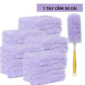 360 °   Khăn Lau Bụi Lông Tơ Tĩnh Điện Hai Mặt Để Loại Bỏ Bụi Toàn Diện Vệ Sinh Mạng Nhện Microfiber Máy Tính Để Bàn & Máy Lau Mái Dùng Một Lần